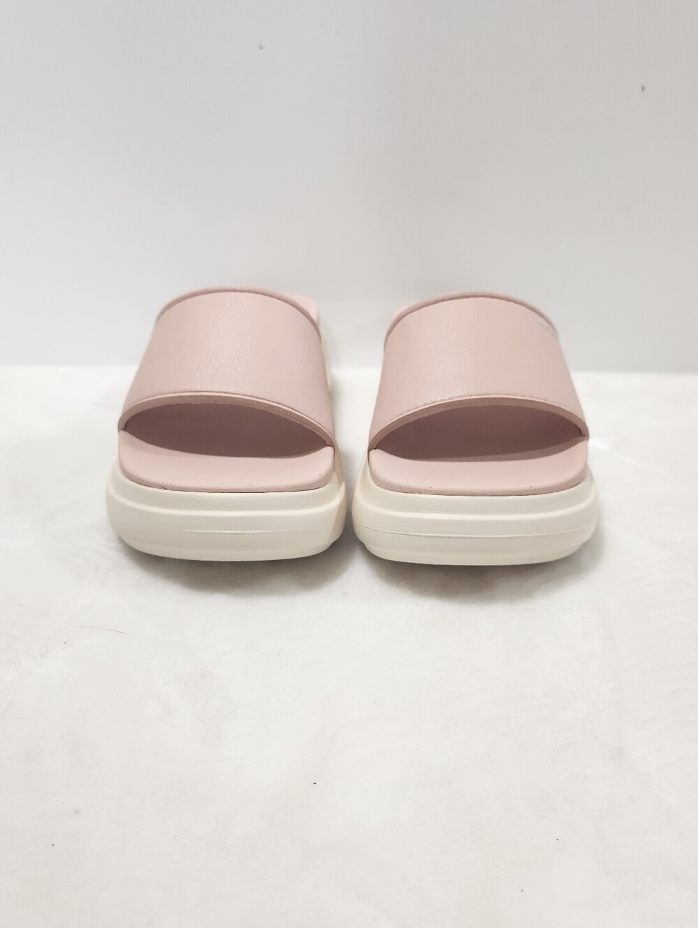 Reef Light Pink Cameo Rose Platform Cushion Bondi Bay Slide Sandals Womens 7 - Picture 3 of 12